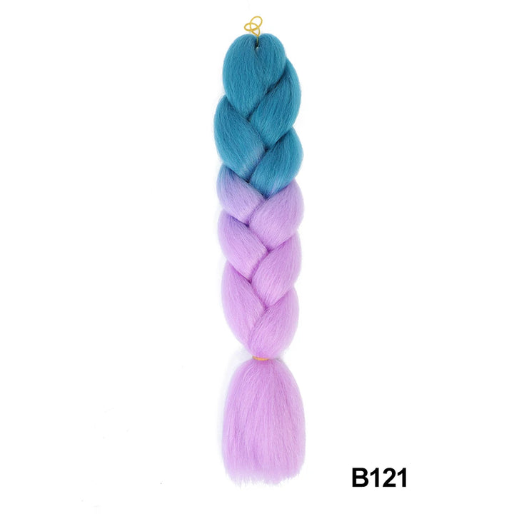 Synthetic 24 Inch 100g Ombre Jumbo Braiding Hair – Kanekalon Twist Extensions