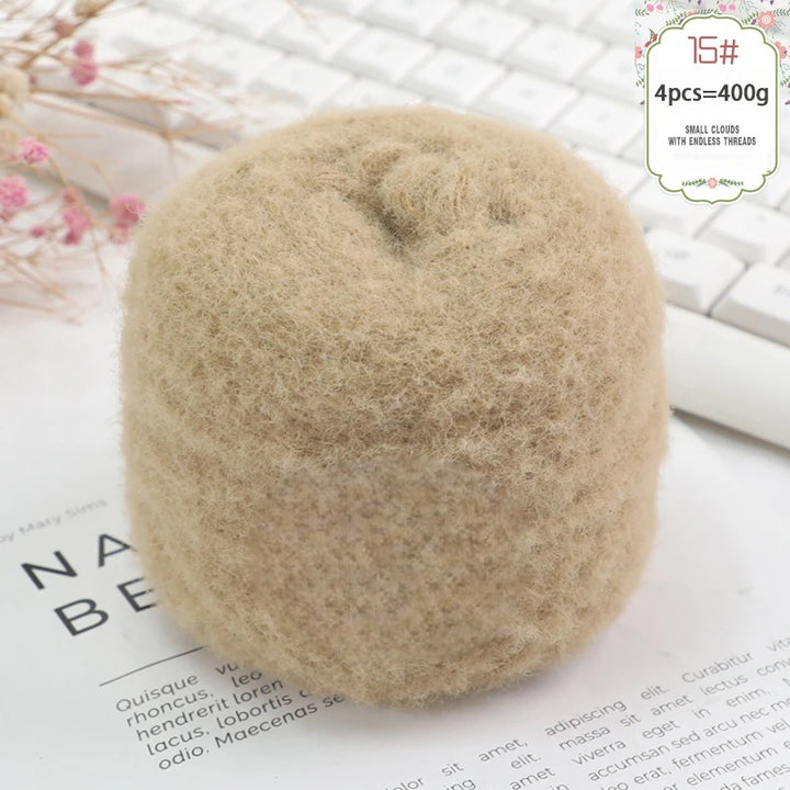 400g Soft Warm Knitting Yarn (4 Pack) – Medium Thick Yarn for Sweaters, Scarves, Hats & DIY Crafts