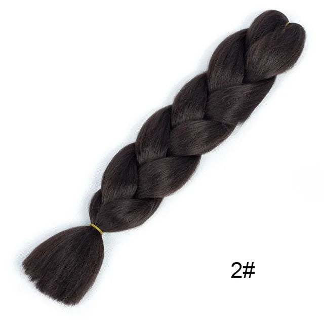 Ombre Synthetic Twist Braiding Hair – Jumbo Kanekalon Hair Extensions for Braids