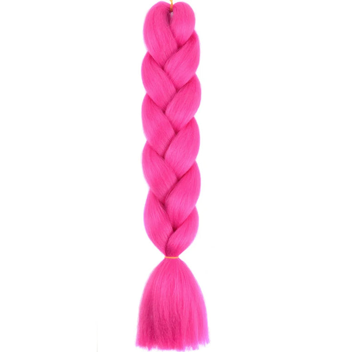 24 Inch Jumbo Braids Extensions – Synthetic Afro Ombre Kanekalon Braiding Hair for Children 22