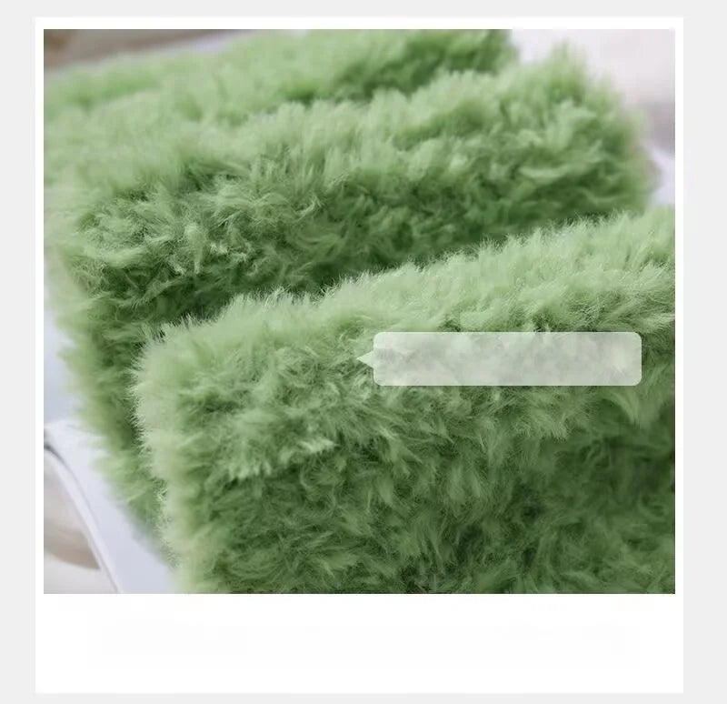 Imitation Fur Long-Haired Yarn – 400g Soft Beginner Knitting Yarn (4 Skeins Set)