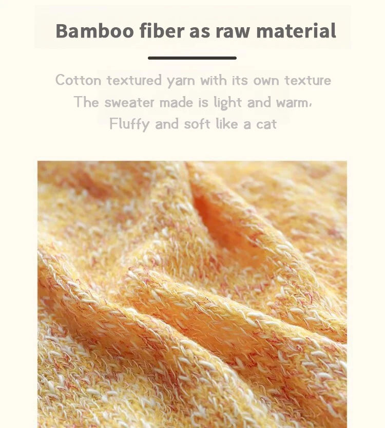 300g Bamboo Fiber Yarn – Fancy Thick & Thin Hand Knitting Yarn for Sweaters, Shawls, Hats & DIY Crafts (6pcs Pack)