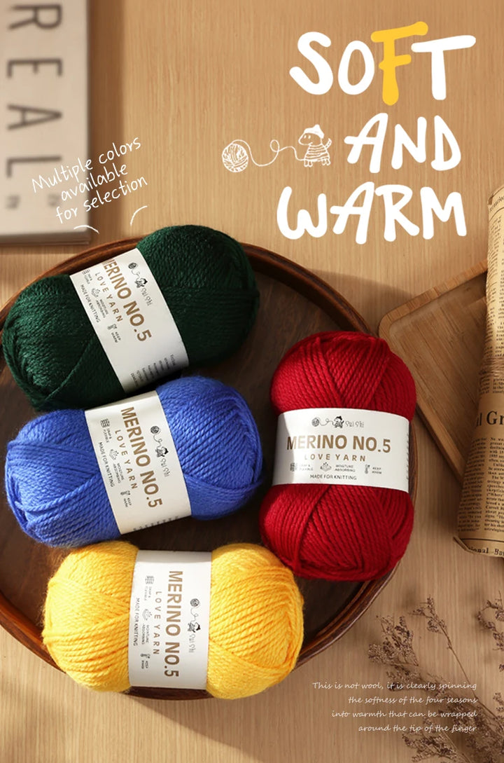 400g Alpaca Wool Blend Yarn Set (4 Pieces) – 245 Stick-Needle Medium-Thick Yarn for Sweaters, Coats, Scarves & DIY Crafts