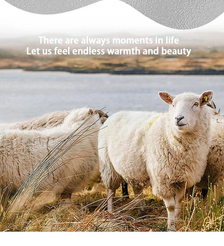 500g Fine Wool & Sheep Cashmere Yarn – Soft Warm Knitting Yarn (6 Pieces/Pack)