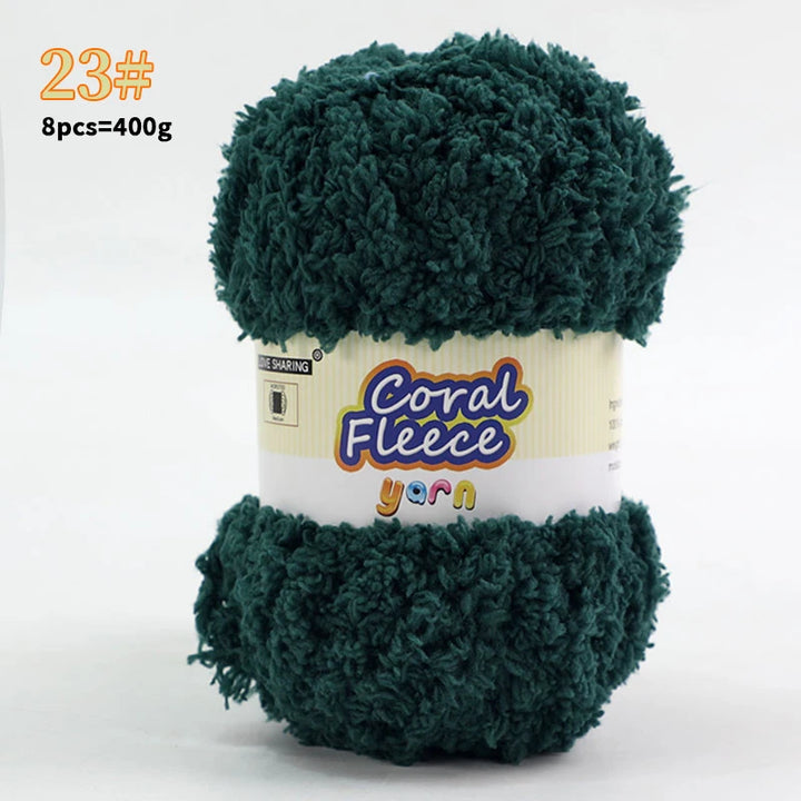 Soft Coral Yarn – Fluffy, Skin-Friendly Knitting Yarn for Sweaters, Scarves & DIY Winter Wearables