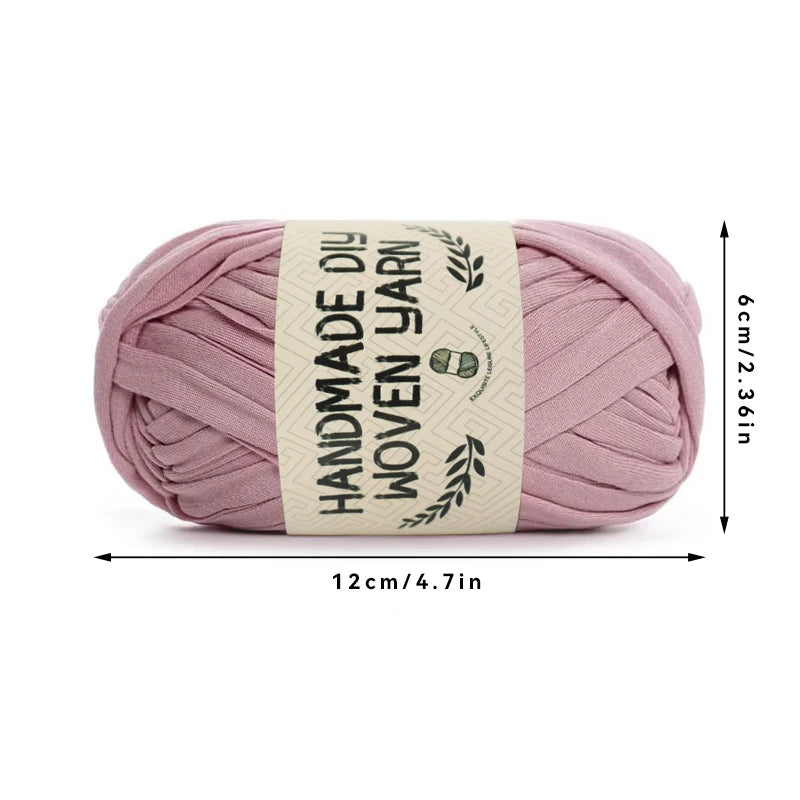 High-Quality Polyester Fabric Yarn – High-Elastic Yarn for Bags, Slippers & DIY Handmade Crafts