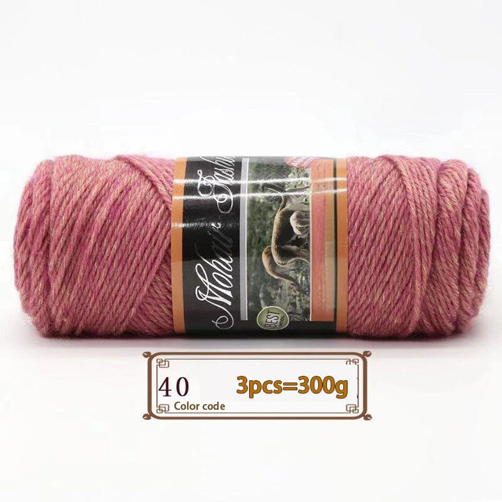 300g Colorful Mohair Alpaca Yarn – Soft Knitting Yarn for Sweaters, Scarves, Hats & DIY Crafts