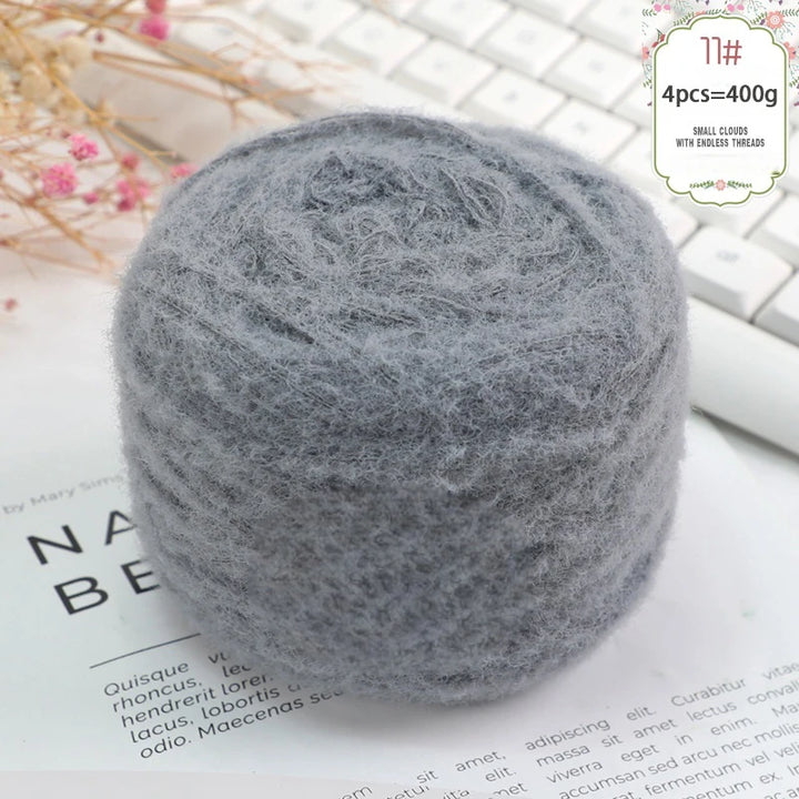 400g Soft Warm Knitting Yarn (4 Pack) – Medium Thick Yarn for Sweaters, Scarves, Hats & DIY Crafts