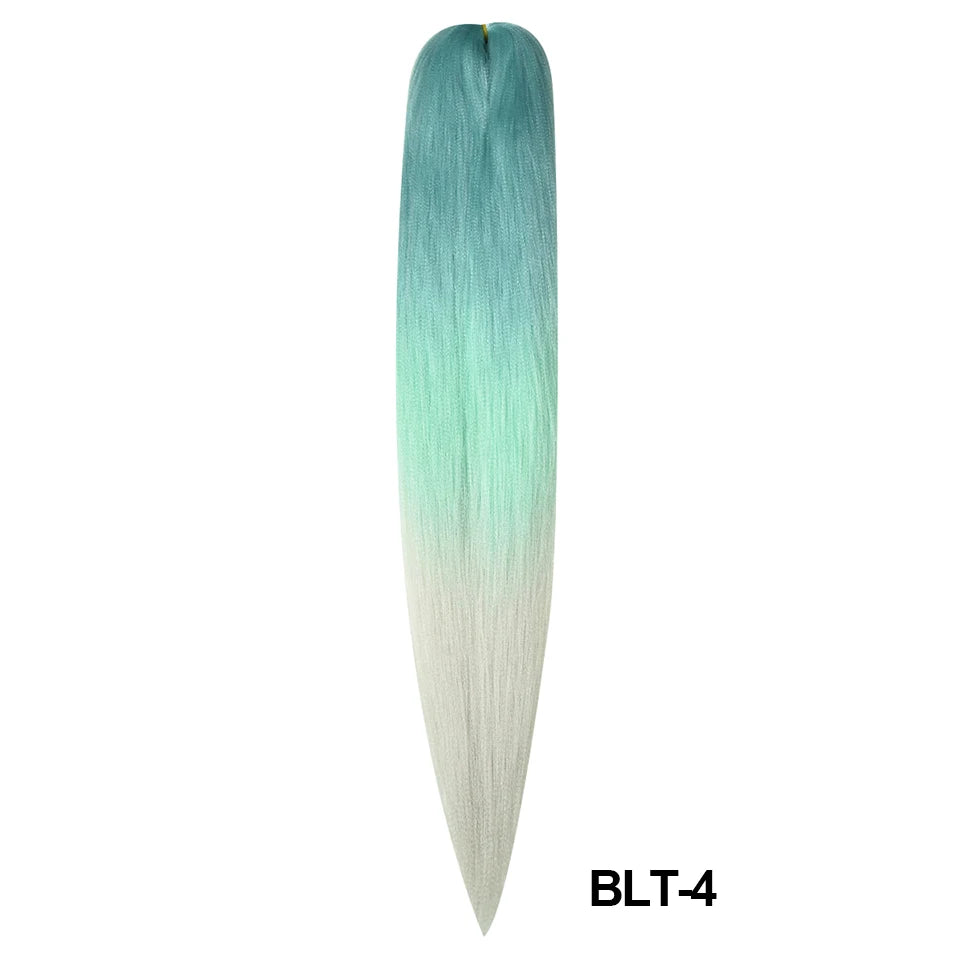 Synthetic Kanekalon Jumbo Braiding Hair – New Ice Blue & Pink Twist Series