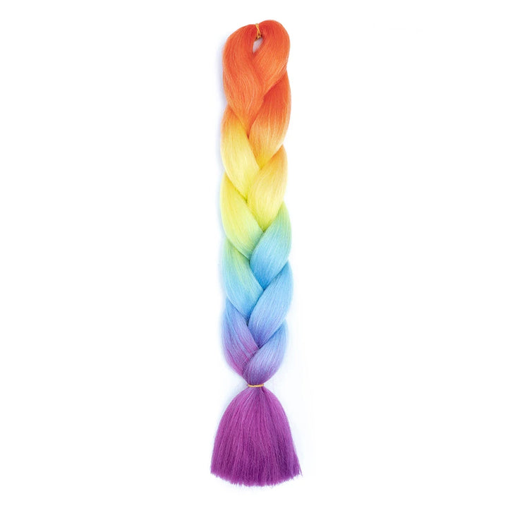 24 Inch Jumbo Braids Extensions – Synthetic Afro Ombre Kanekalon Hair for Children
