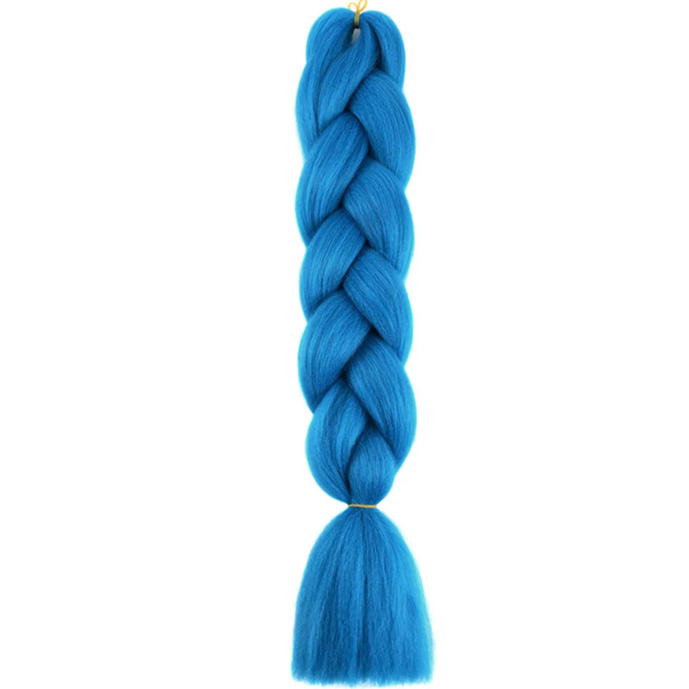24 Inch Jumbo Braids Extensions – Synthetic Afro Ombre Kanekalon Braiding Hair for Children 22