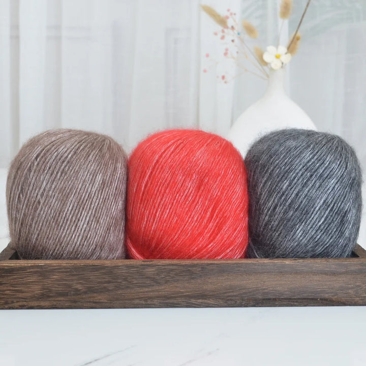 300g High-Quality Cashmere Yarn – Lightweight Multi-Color Yarn for Sweaters, Jackets, Scarves & Hats (6pcs Pack)