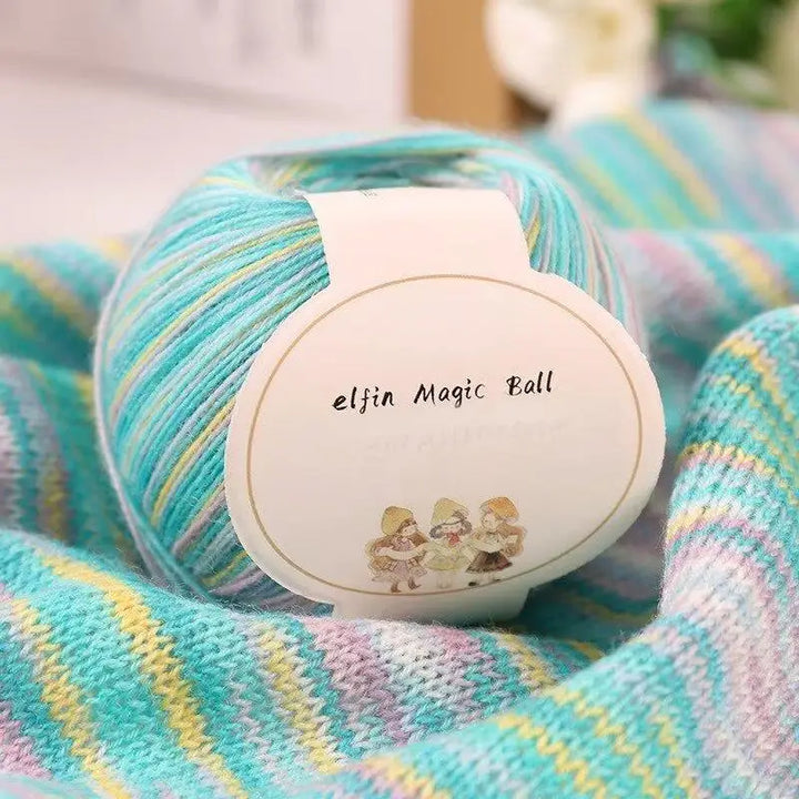 300g Premium Gradient Fine Wool Yarn – Soft Knitting & Crochet Yarn for Sweaters, Scarves, Hats & Shawls (DIY Craft Yarn Balls)