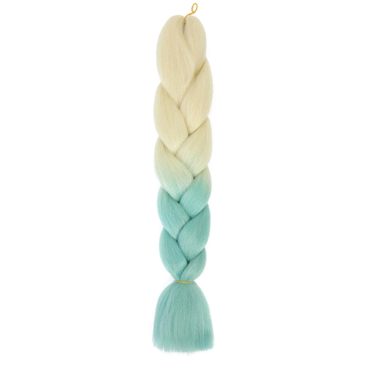 24 Inch Jumbo Braids Extensions – Synthetic Afro Ombre Kanekalon Hair for Children