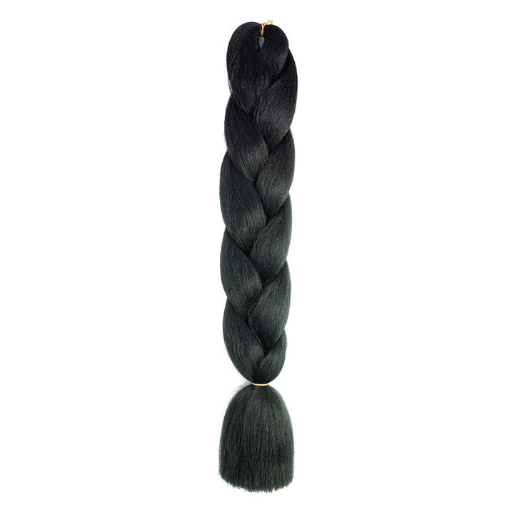 24 Inch Jumbo Braids Extensions – Synthetic Afro Ombre Kanekalon Hair for Children