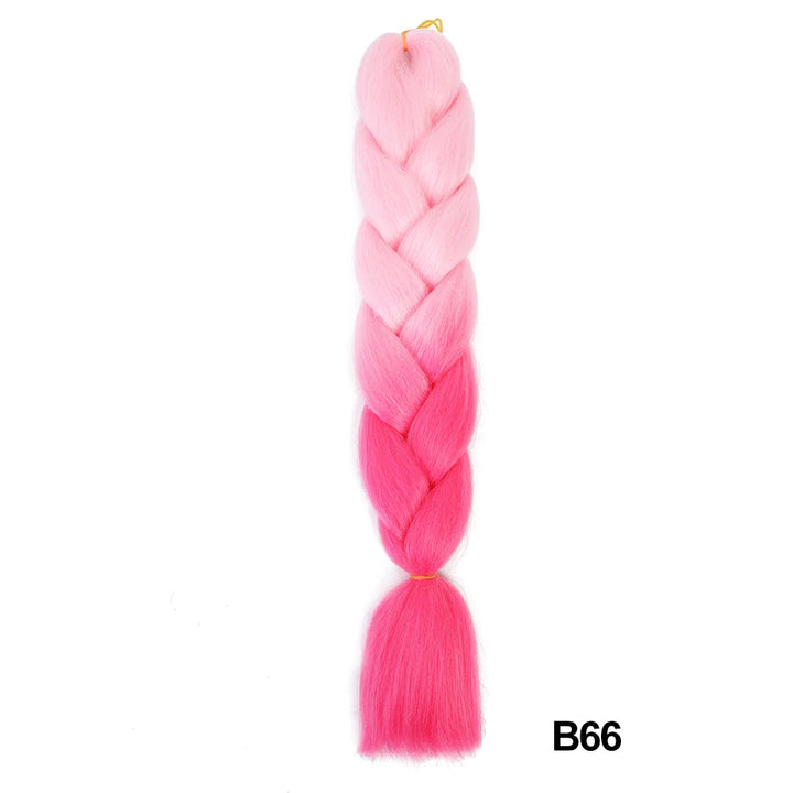 Synthetic 24 Inch 100g Ombre Jumbo Braiding Hair – Kanekalon Twist Extensions