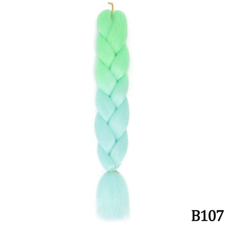 24” Synthetic Yaki Braids – Kanekalon Ombre Jumbo Braiding Hair Extensions 22