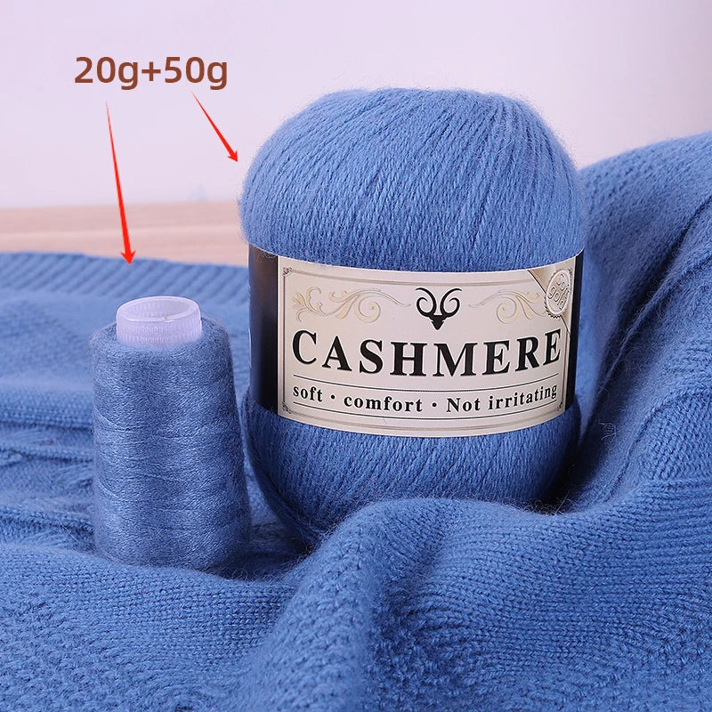 Cashmere Yarn for Hand Knitting – Soft Luxury Yarn for Sweaters, Woolen Garments & Handmade Crafts