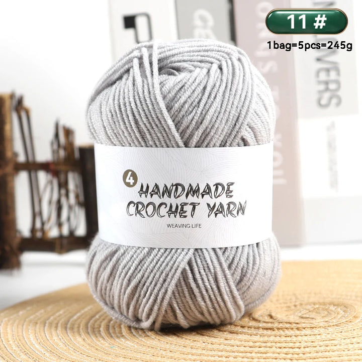 High-Quality 4-Ply Acrylic Yarn – Soft & Lightweight Knitting Yarn for Sweaters, Scarves, Coats, Gloves & DIY Crafts
