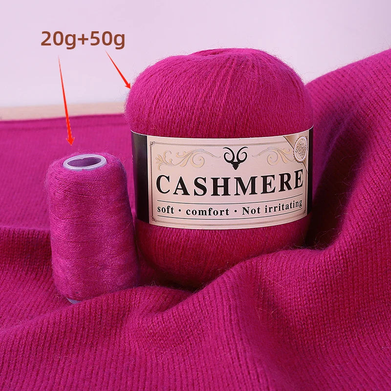 Cashmere Yarn for Hand Knitting – Soft Luxury Yarn for Sweaters, Woolen Garments & Handmade Crafts
