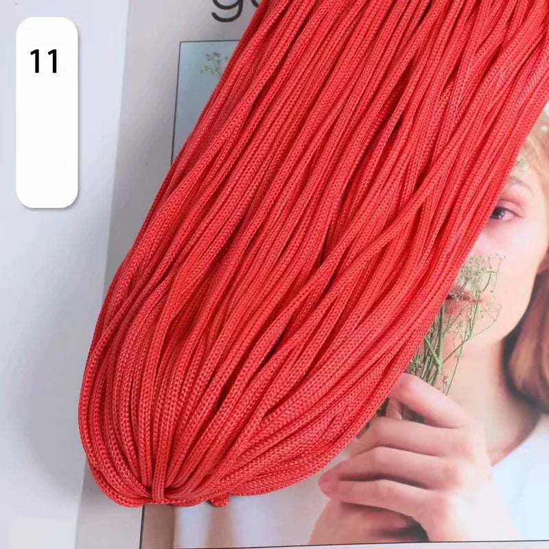 210g Ice Silk Shiny Yarn – Lightweight Summer Crochet Yarn for Sun Hats, Bags, Cushions & DIY Crafts