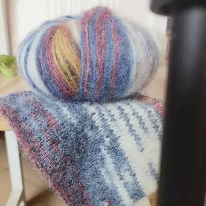 250g Oil Painting Gradient Alpaca Yarn – Soft Knitting & Crochet Yarn for Sweaters, Scarves, Hats & Shawls (10pcs)