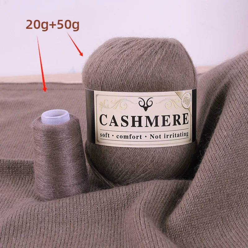 Cashmere Yarn for Hand Knitting – Soft Luxury Yarn for Sweaters, Woolen Garments & Handmade Crafts