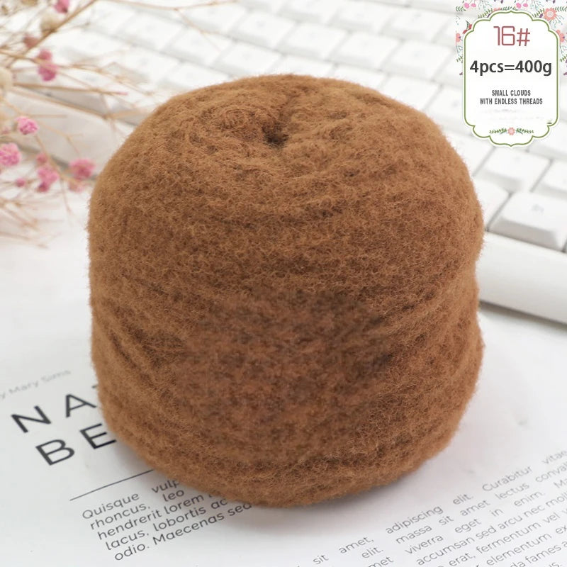 400g Soft Warm Knitting Yarn (4 Pack) – Medium Thick Yarn for Sweaters, Scarves, Hats & DIY Crafts