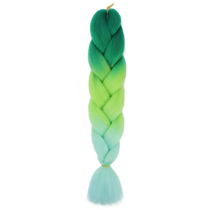 24 Inch Jumbo Braids Extensions – Synthetic Afro Ombre Kanekalon Hair for Children