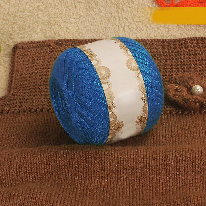 200g No. 8 Pearl Lace Yarn (4 Skeins) – Fine Crochet & Knitting Yarn for Shawls, Summer Sweaters, Scarves & Hats