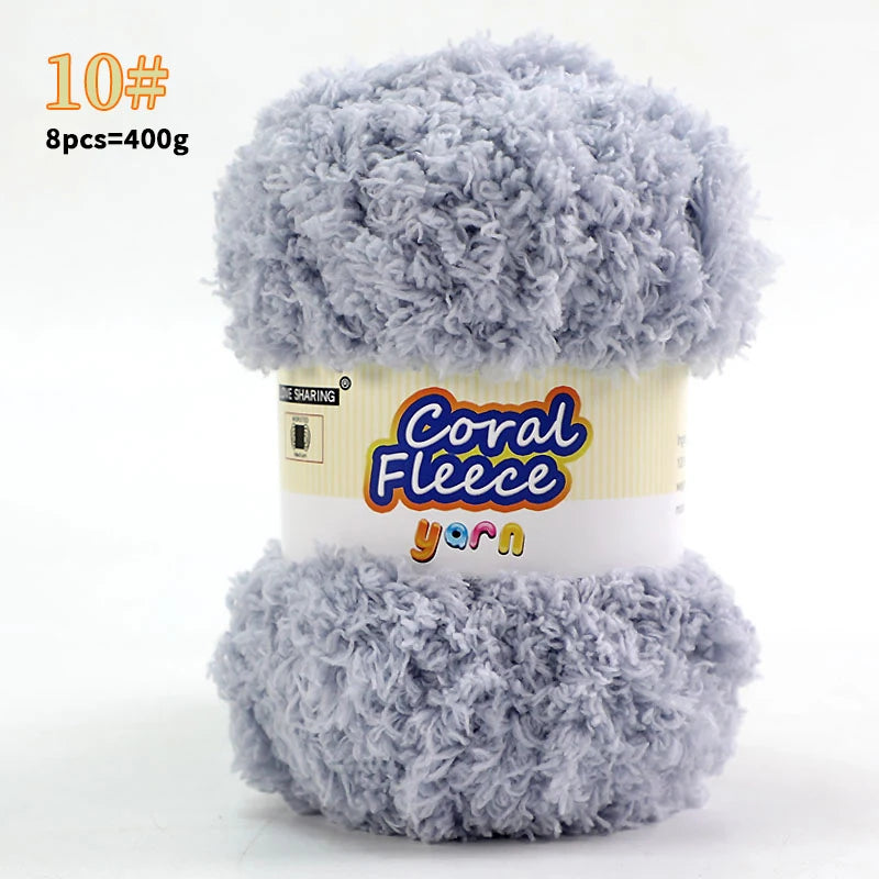 Soft Coral Yarn – Fluffy, Skin-Friendly Knitting Yarn for Sweaters, Scarves & DIY Winter Wearables