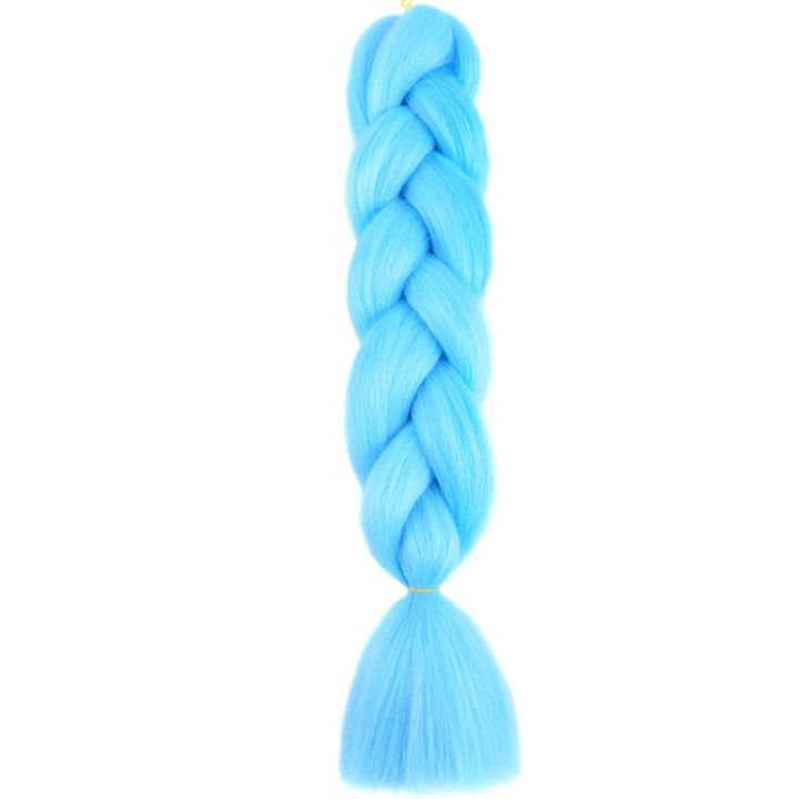 24 Inch Jumbo Braids Extensions – Synthetic Afro Ombre Kanekalon Braiding Hair for Children 22
