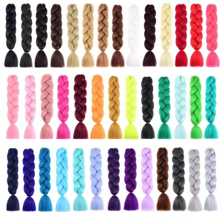 Ombre Synthetic Twist Braiding Hair – Jumbo Kanekalon Hair Extensions for Braids