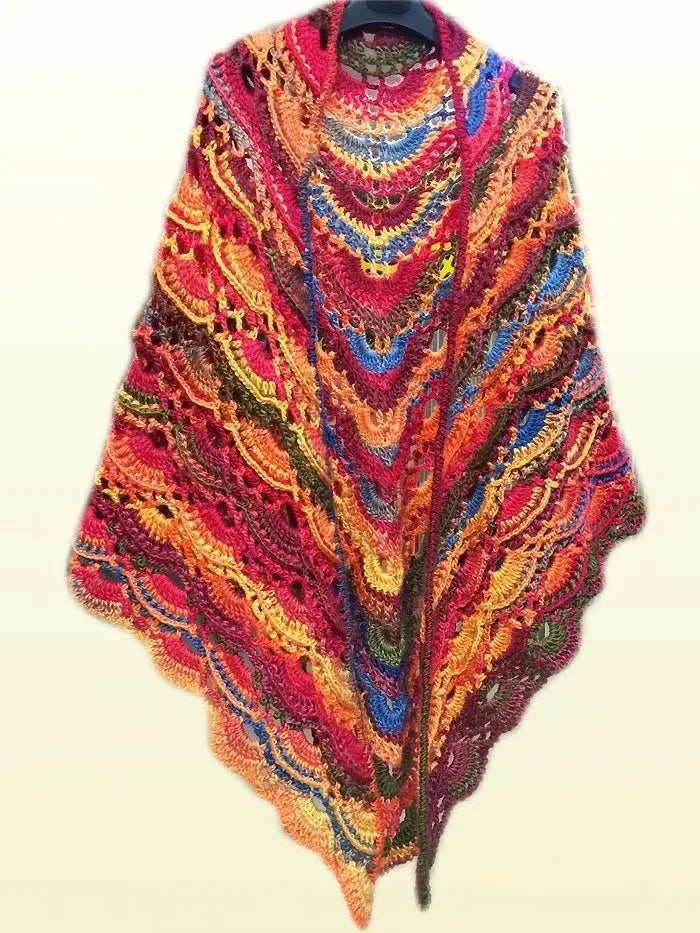 300g Gradient Long-Section Dyed Wool Yarn Set (3 Pieces) – Soft Hand-Knitting Yarn for Sweaters, Shawls, Hats & Scarves