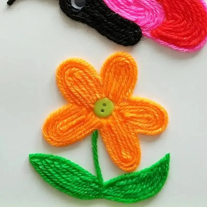 Multi-Color Kindergarten DIY Yarn Set – 160g Colorful Yarn Balls for Kids’ Crafts