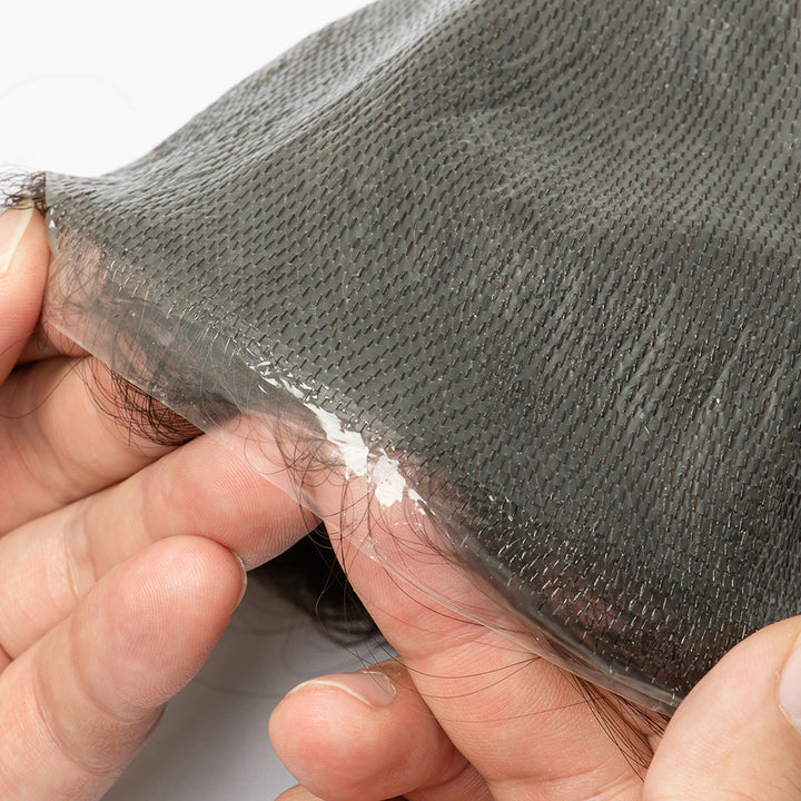 Thin Skin Human Natural Hair Men Toupee V-Loop Hair Male Replacement System 0.03Mm Invisible Hairpiece Prosthesis Hombre Wig