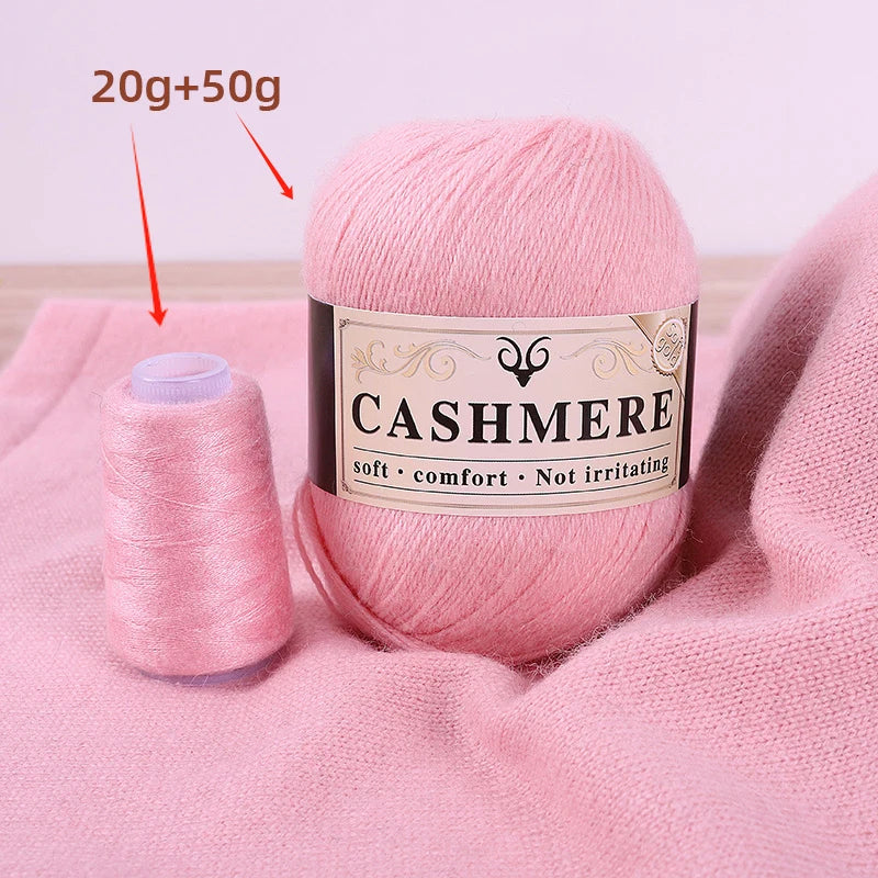 Cashmere Yarn for Hand Knitting – Soft Luxury Yarn for Sweaters, Woolen Garments & Handmade Crafts