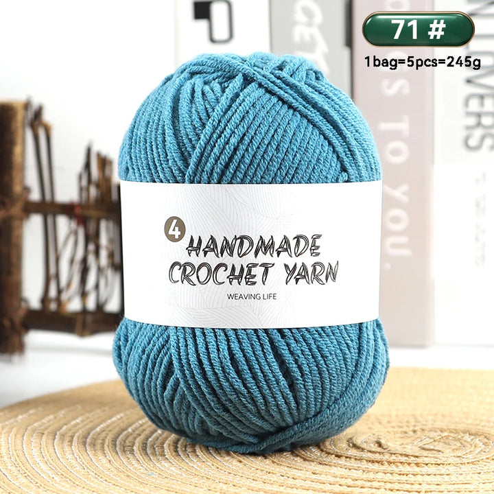 High-Quality 4-Ply Acrylic Yarn – Soft & Lightweight Knitting Yarn for Sweaters, Scarves, Coats, Gloves & DIY Crafts
