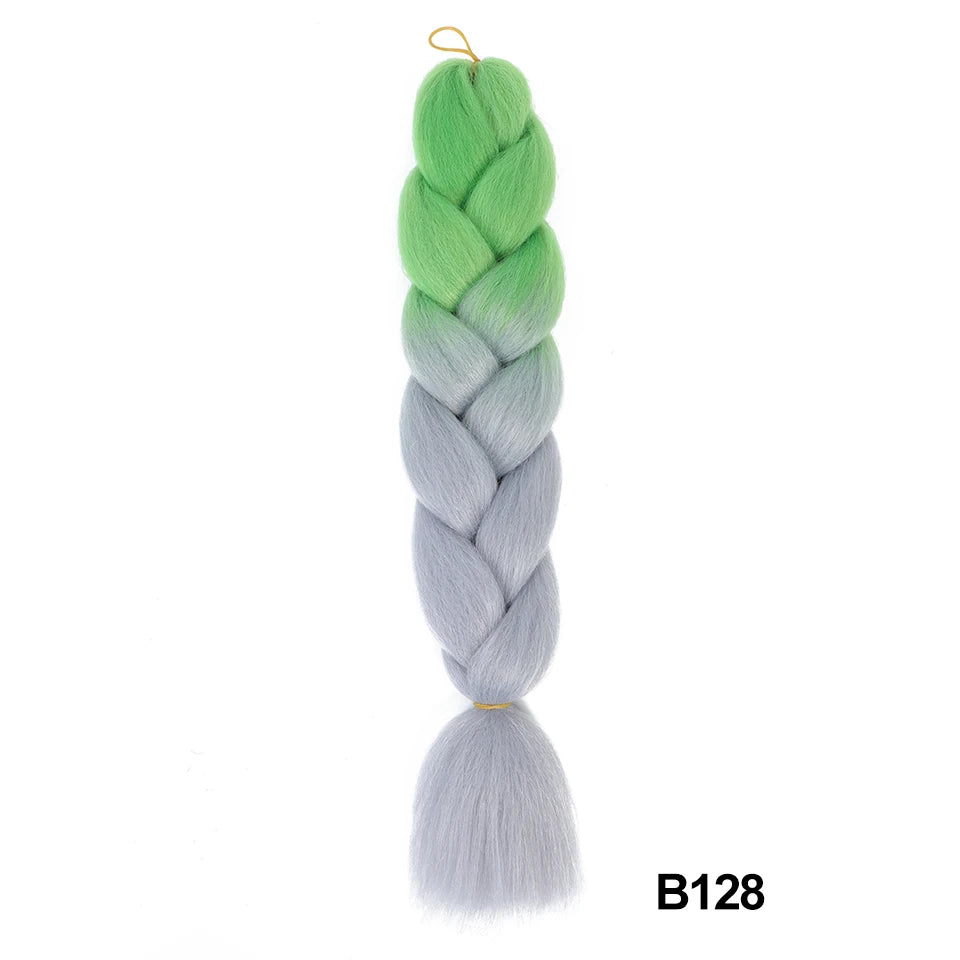 Synthetic 24 Inch 100g Ombre Jumbo Braiding Hair – Kanekalon Twist Extensions