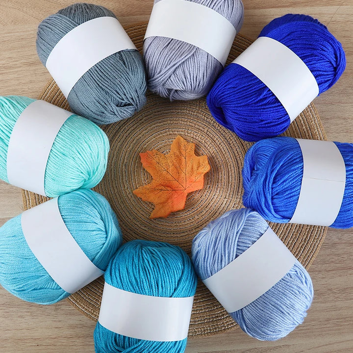 12-Piece Luxury Cashmere-Silk Yarn Set – Ultra-Soft Fluffy Yarn for Sweaters, Coats, Shawls & DIY Crafts (600g)