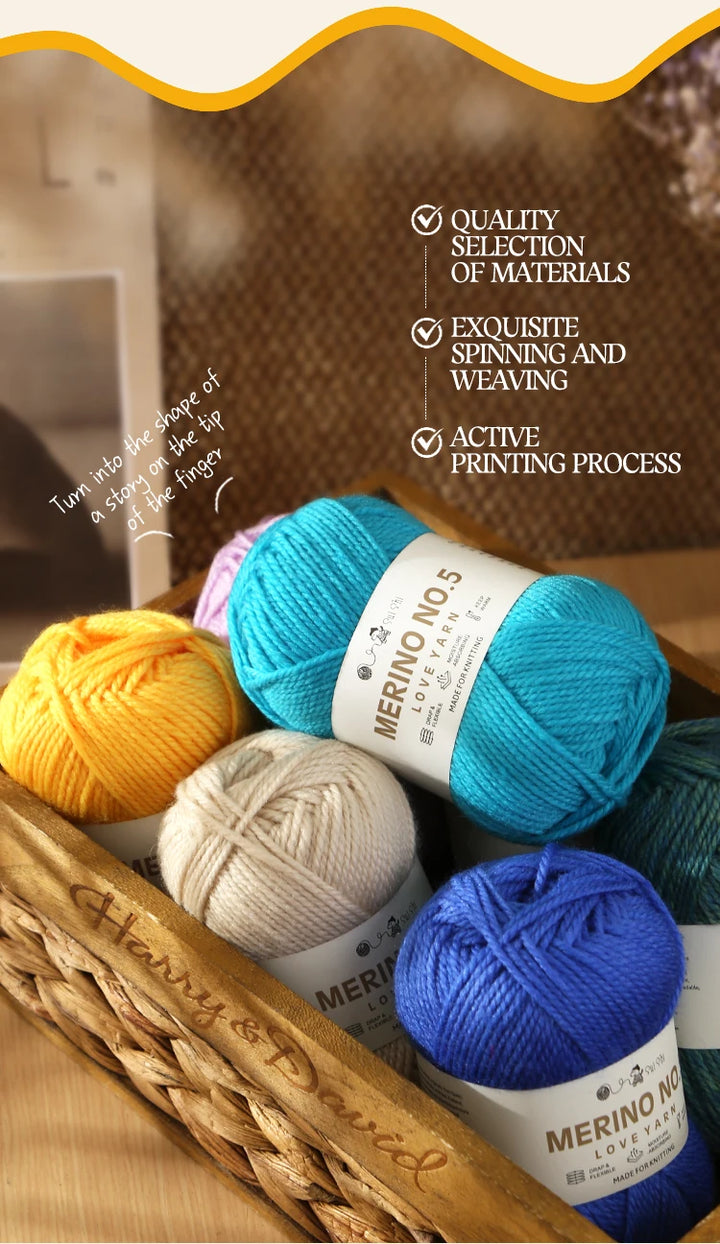 400g Alpaca Wool Blend Yarn Set (4 Pieces) – 245 Stick-Needle Medium-Thick Yarn for Sweaters, Coats, Scarves & DIY Crafts