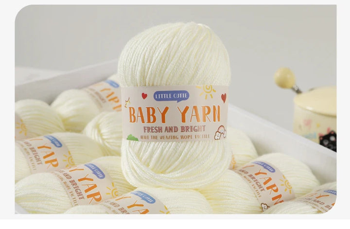 Soft Wool Blended 6-Strand Yarn – Skin-Friendly Knitting Yarn for Sweaters & Crafts