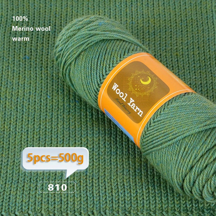 500g Colorful Alpaca Yarn – Thick Knitting Yarn for Sweaters, Coats, Scarves, Hats & Winter DIY Crafts