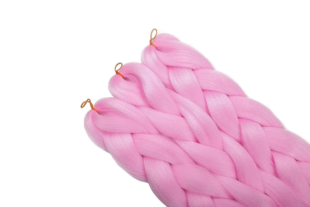 24 Inch Jumbo Braiding Hair – Synthetic Kanekalon Afro Ombre Extensions for Children’s Braids