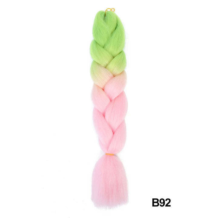 Synthetic 24 Inch 100g Ombre Jumbo Braiding Hair – Kanekalon Twist Extensions