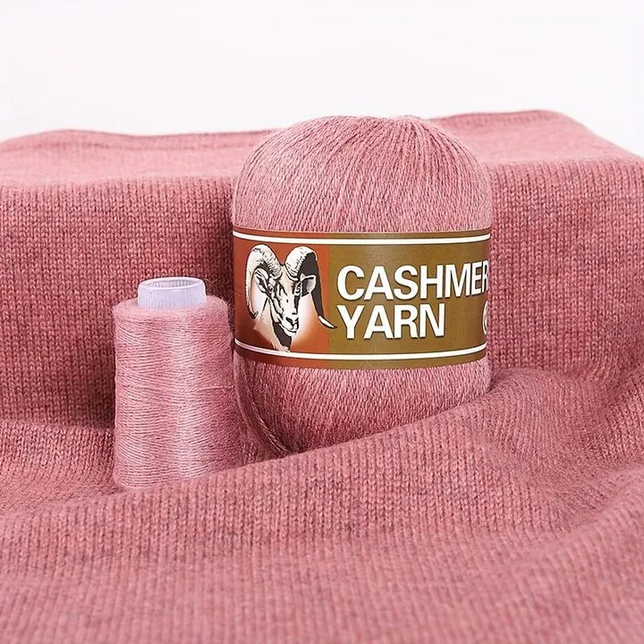 Cashmere Knitting Yarn Balls (6 Pack) – Soft Luxury Yarn for Sweaters, Hats, Scarves & DIY Crafts