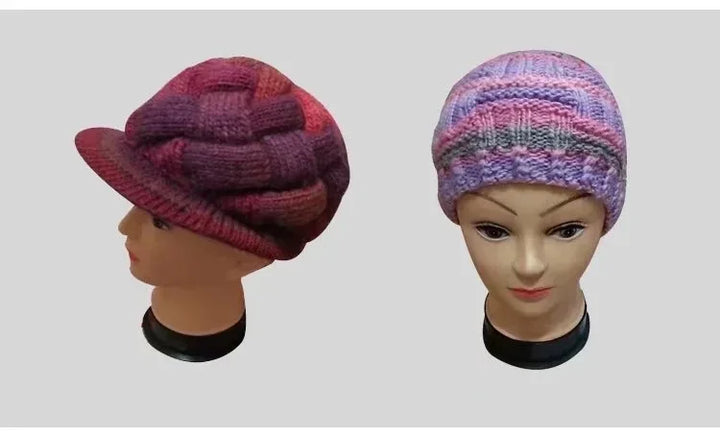 300g Gradient Long-Section Dyed Wool Yarn Set (3 Pieces) – Soft Hand-Knitting Yarn for Sweaters, Shawls, Hats & Scarves