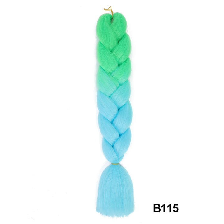 Synthetic 24 Inch 100g Ombre Jumbo Braiding Hair – Kanekalon Twist Extensions