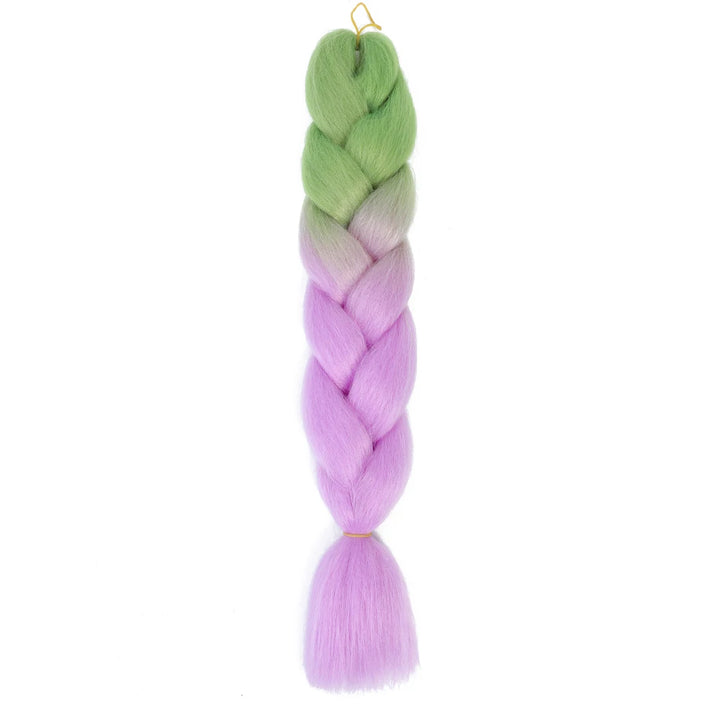 24 Inch Jumbo Braids Extensions – Synthetic Afro Ombre Kanekalon Hair for Children