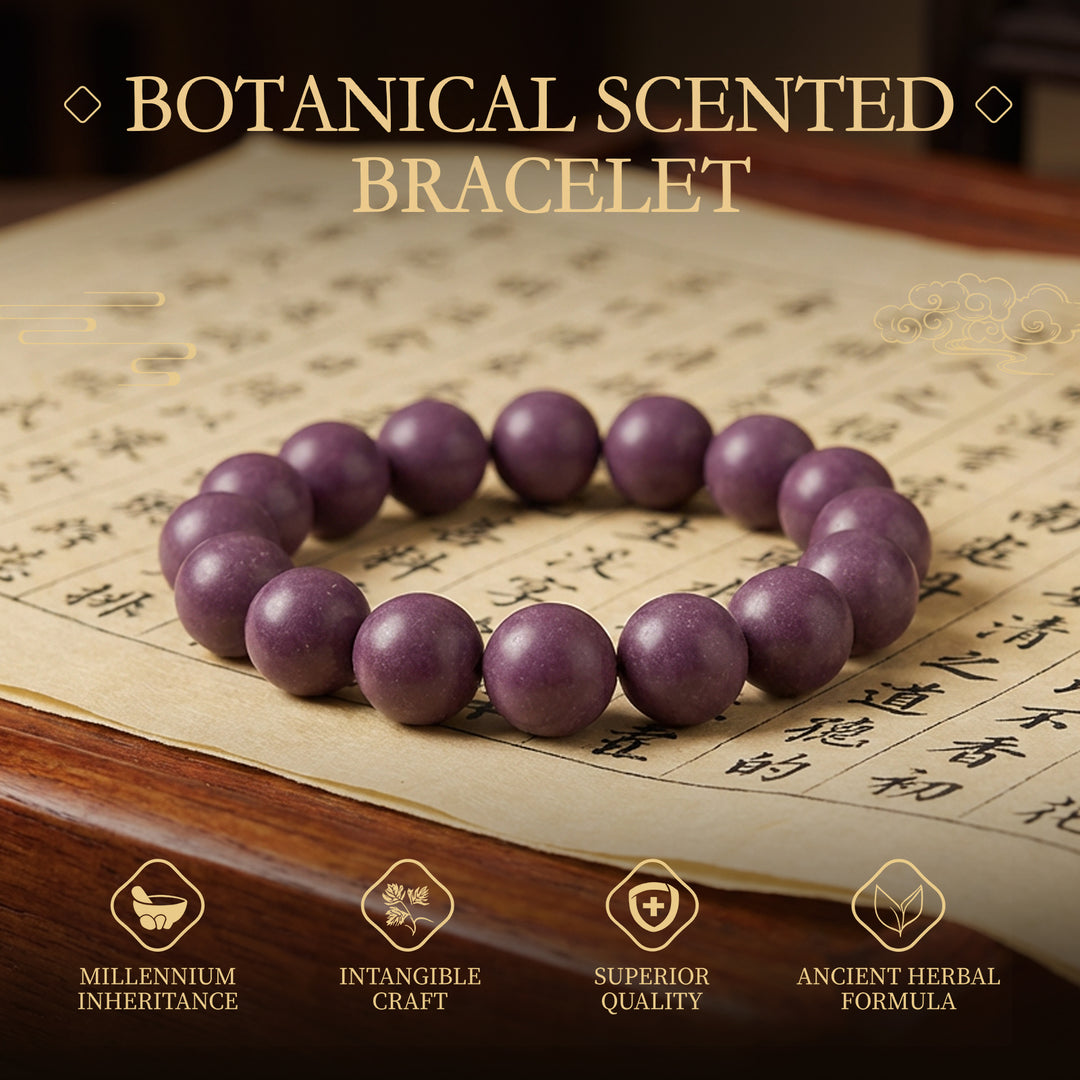 Chinese Herbal Bead Bracelet – Lightweight Traditional Wellness Jewelry